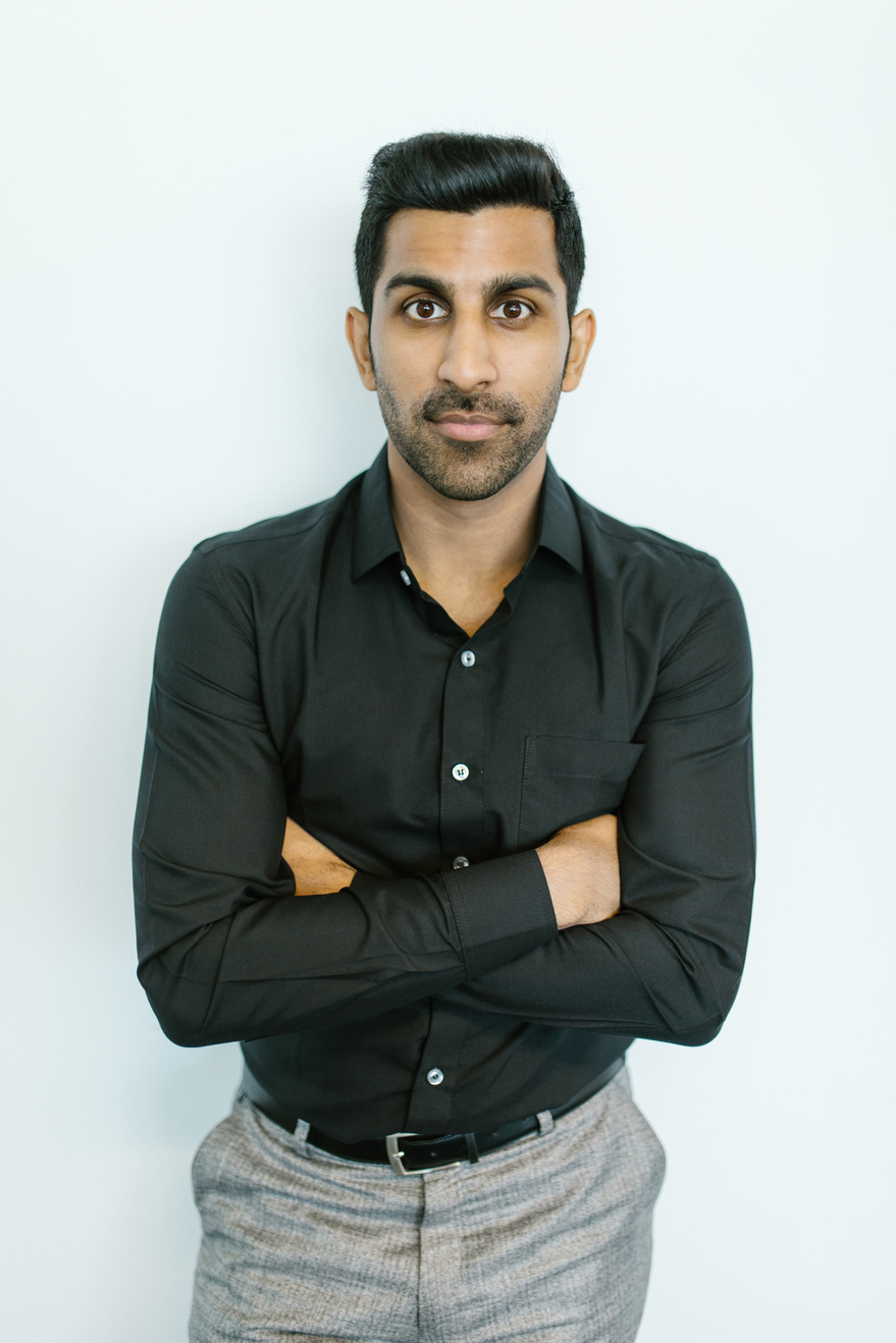 Man in Black Dress Shirt